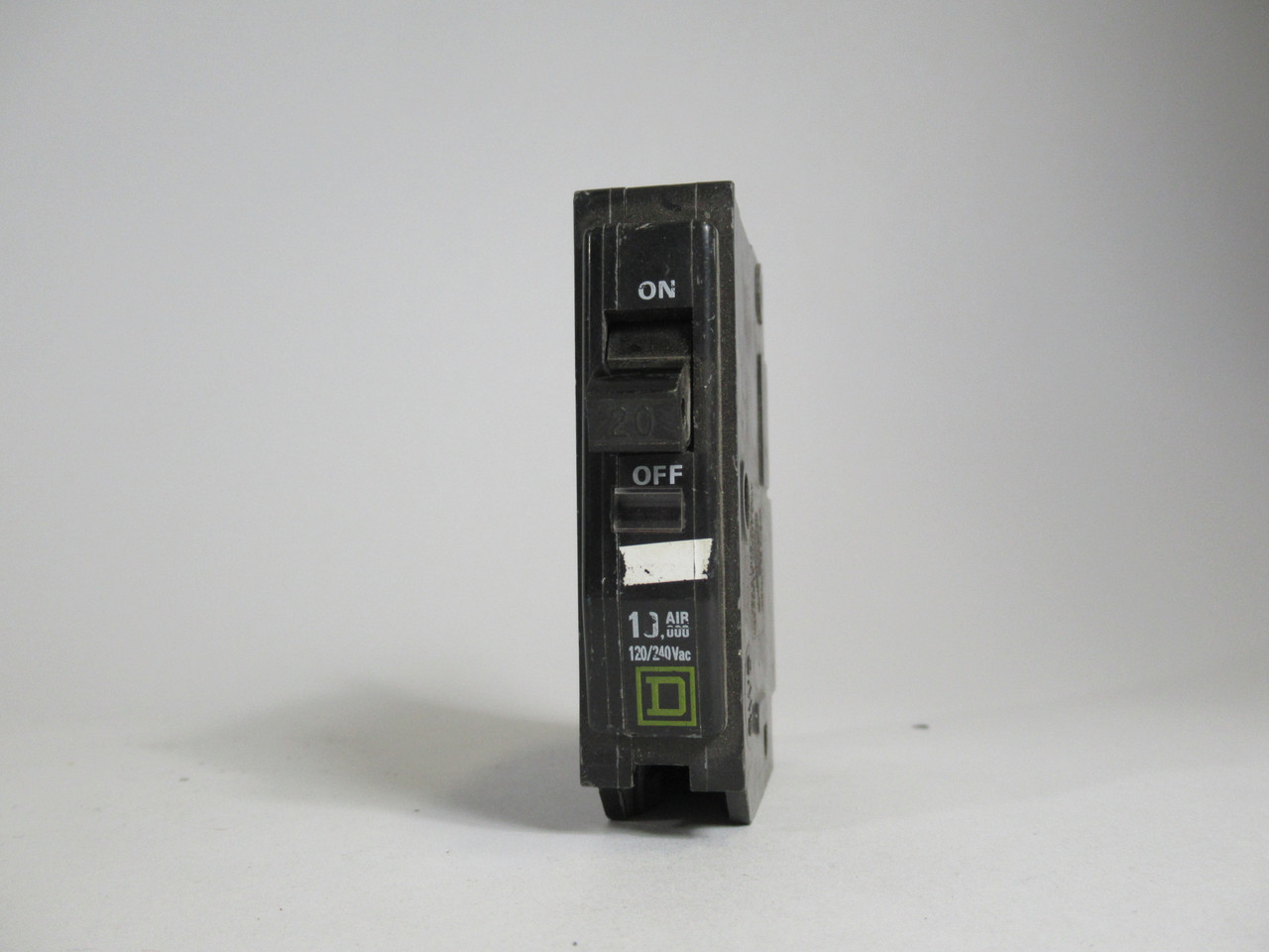 Square D QOB120 Bolt-On SWD Circuit Breaker 20A 120/240VAC 1P NO SCREW USED