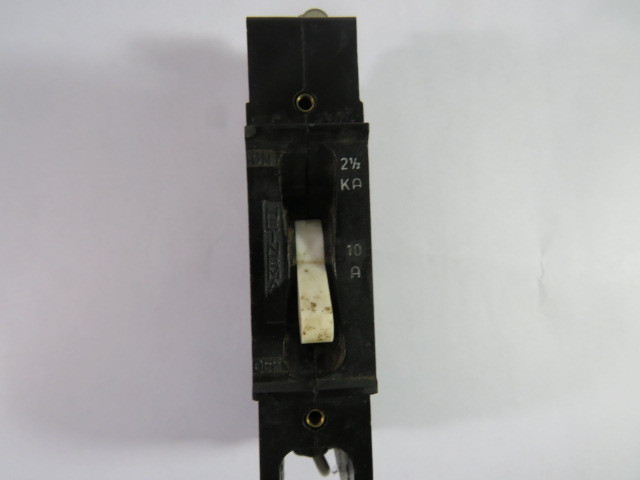 Heinemann CD1-G3-U-010 Circuit Breaker 10A 1-Pole 120/240VAC USED