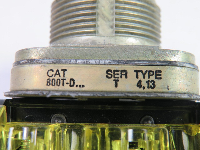 Allen-Bradley 800TC-DXD4S Push Button No Cap Self-Monitoring 1NCLB USED