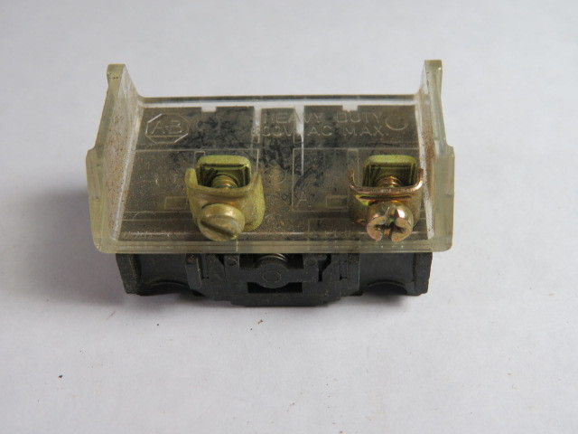Allen-Bradley 800T-XD1 Shallow Contact Block Series C 1NO 600V USED