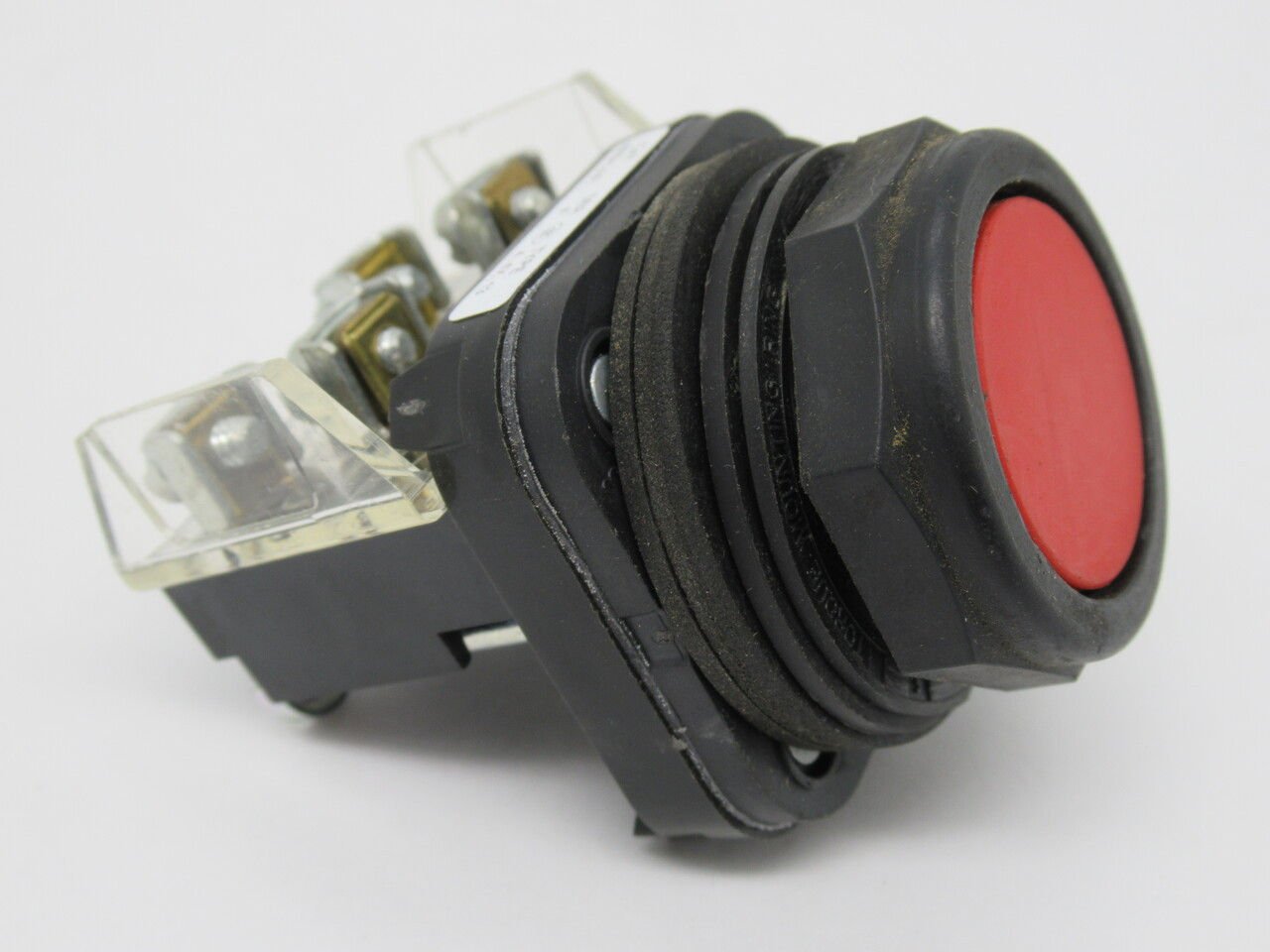 Allen-Bradley 800H-AR6A Series F Push Button Red Flush Head 1NO 1NC USED