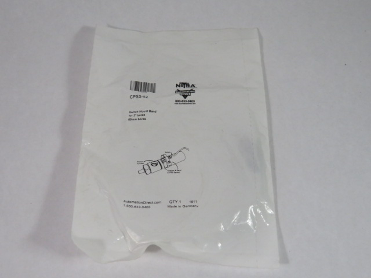 Nitra Pneumatics CPSS-52 Switch Mount Band for 180mm & 3" Bore ! NWB !