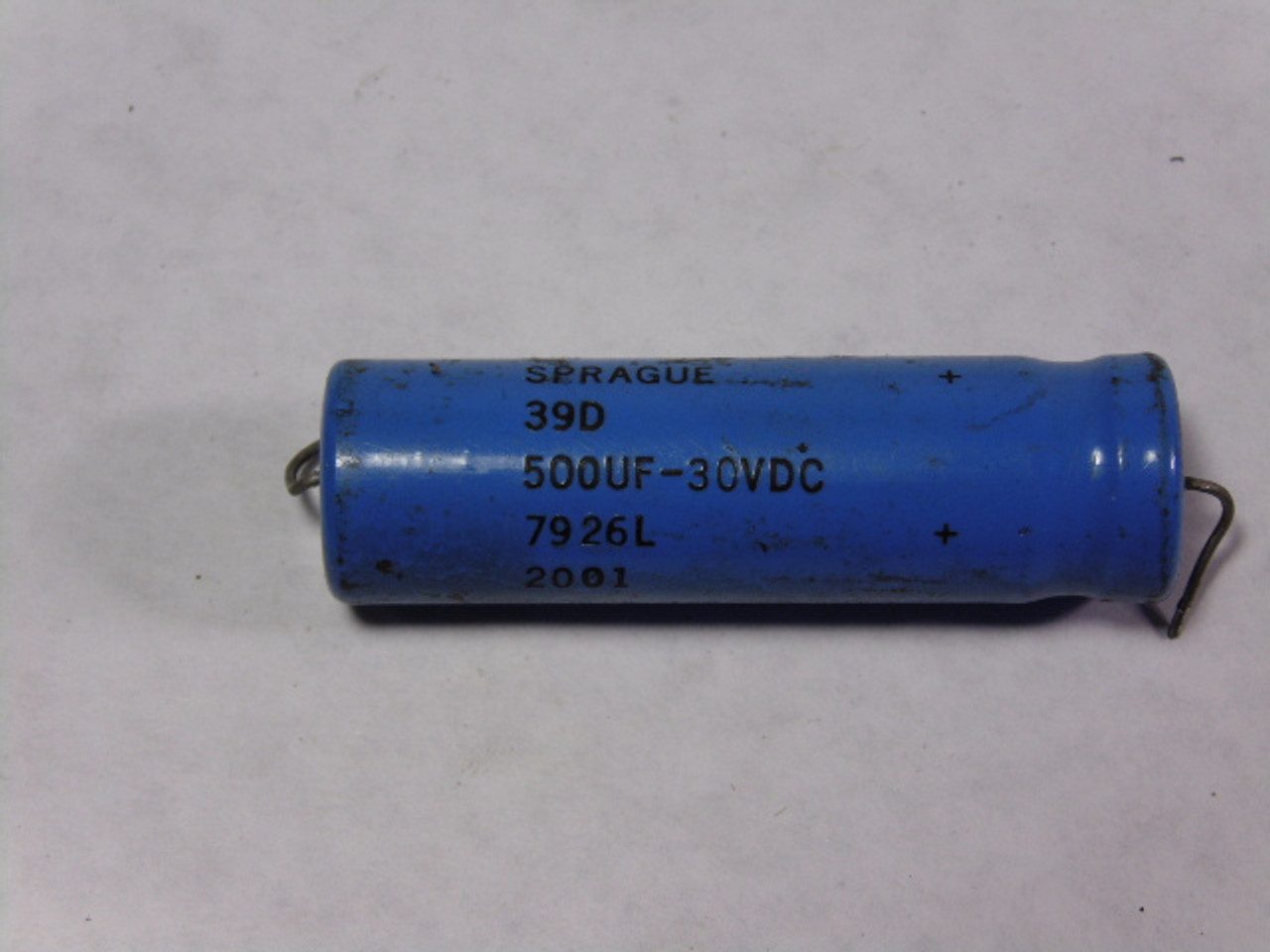 Sprague 39D-500 Capacitor 500UF 30V DC USED