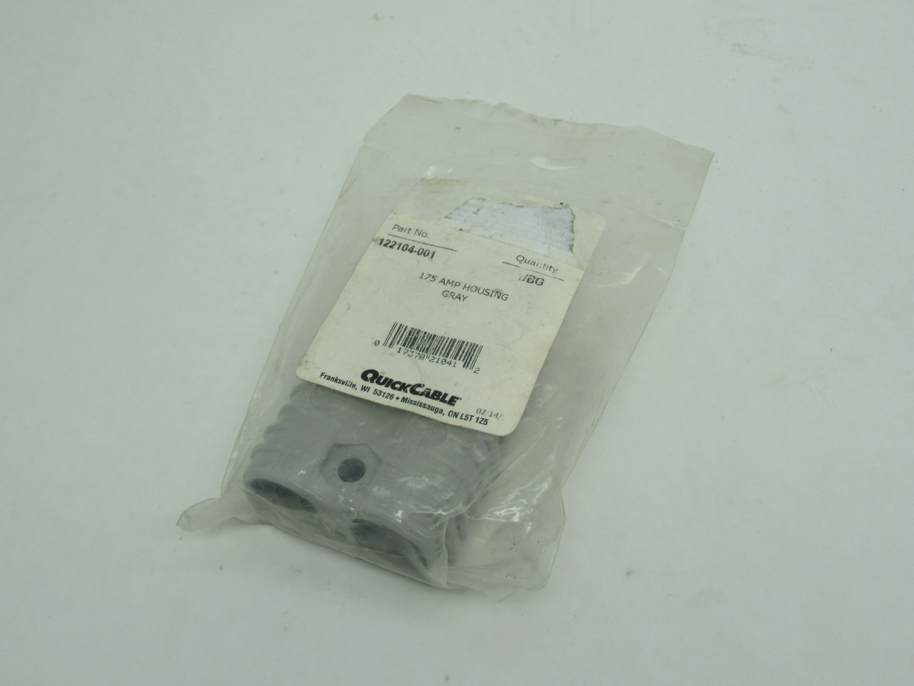 Quick Cable 122104-001 SB Connector 175 Amp Gray Housing DAMAGED BAG NWB