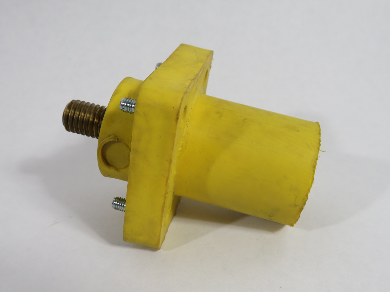 Leviton 16R23-UY Receptacle 1-Pole Cam-Type 400A 600V Yellow USED