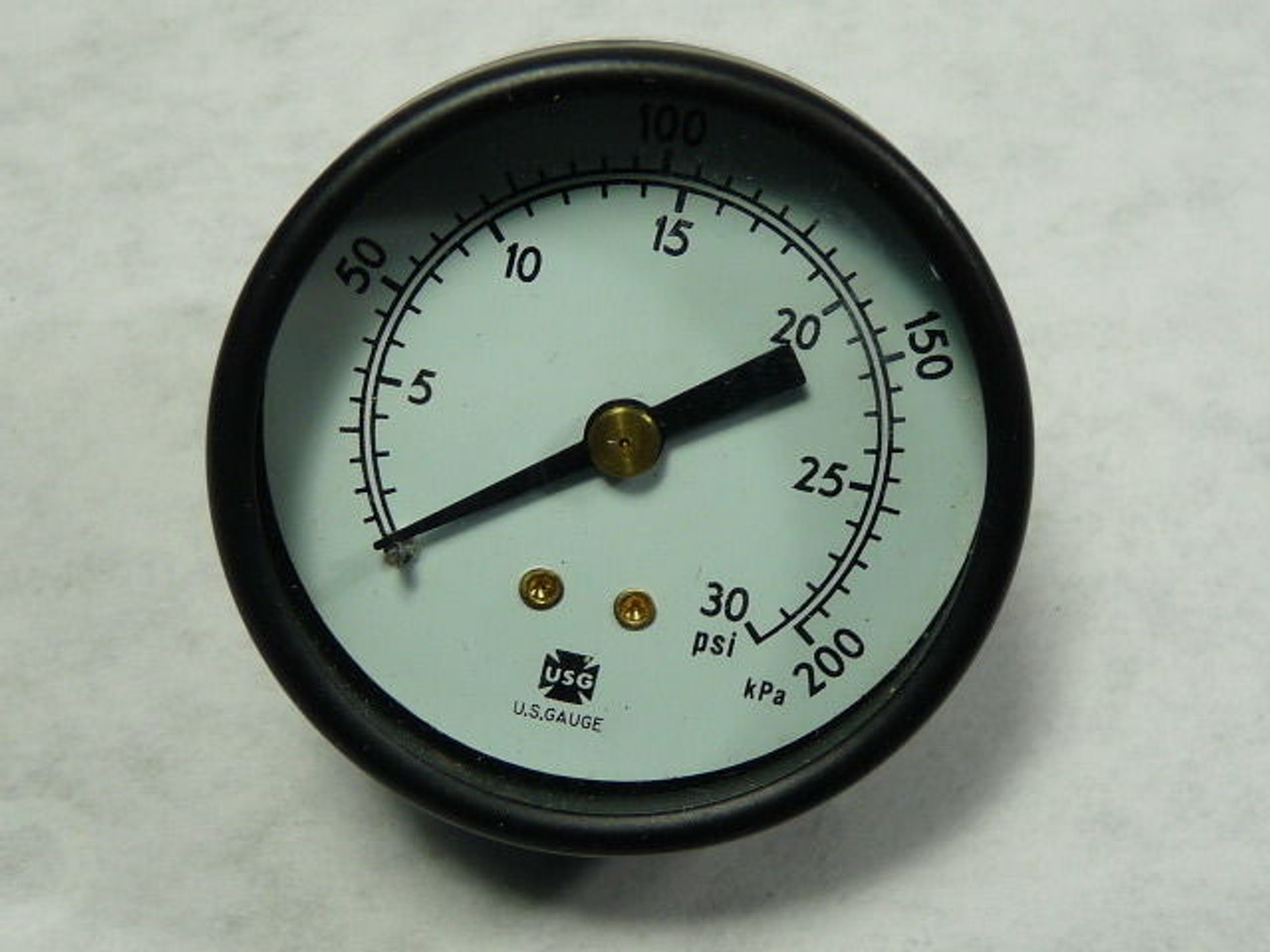 US Gauge 163188 Dry Pressure Gauge 2-1/4" CBM 0-30 psi 0-200 kPa ! NEW !