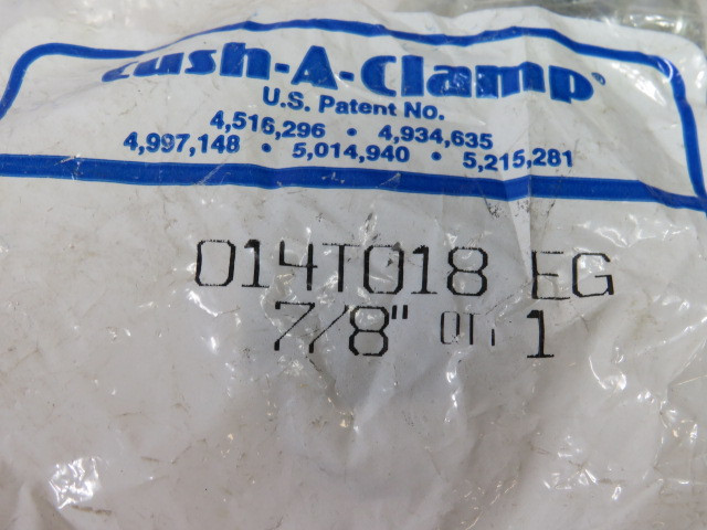 Cush-A-Clamp 014T018-EG 7/8" Pipe Clamp ! NEW !