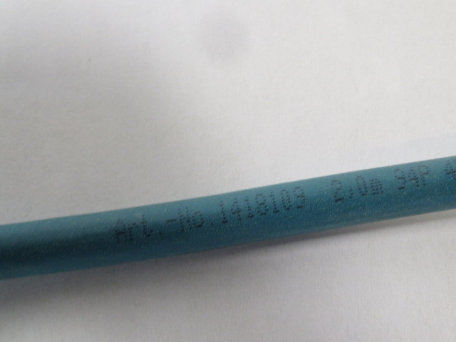 Phoenix Contact 1418109 Cat5 Ethernet Cable 1Gbps 8-Pos 2m Cable RJ45 USED