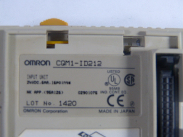 Omron CQM1-ID212 Input Module USED