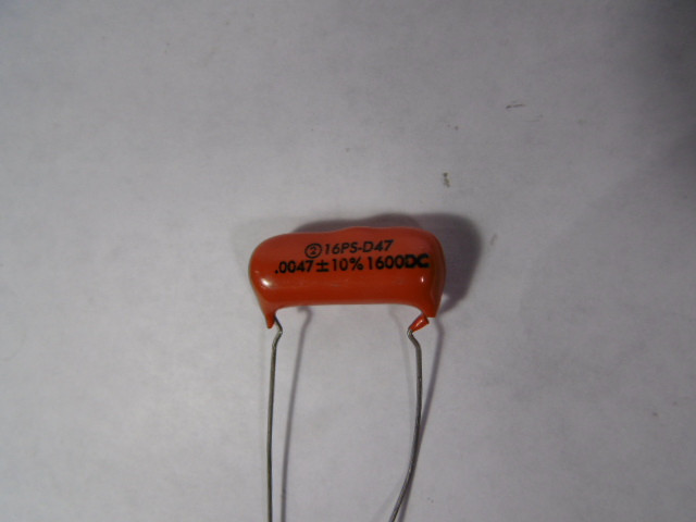 Sprague 16PS-D47 Polyfilm Capacitor 0.0047uf ! NOP !