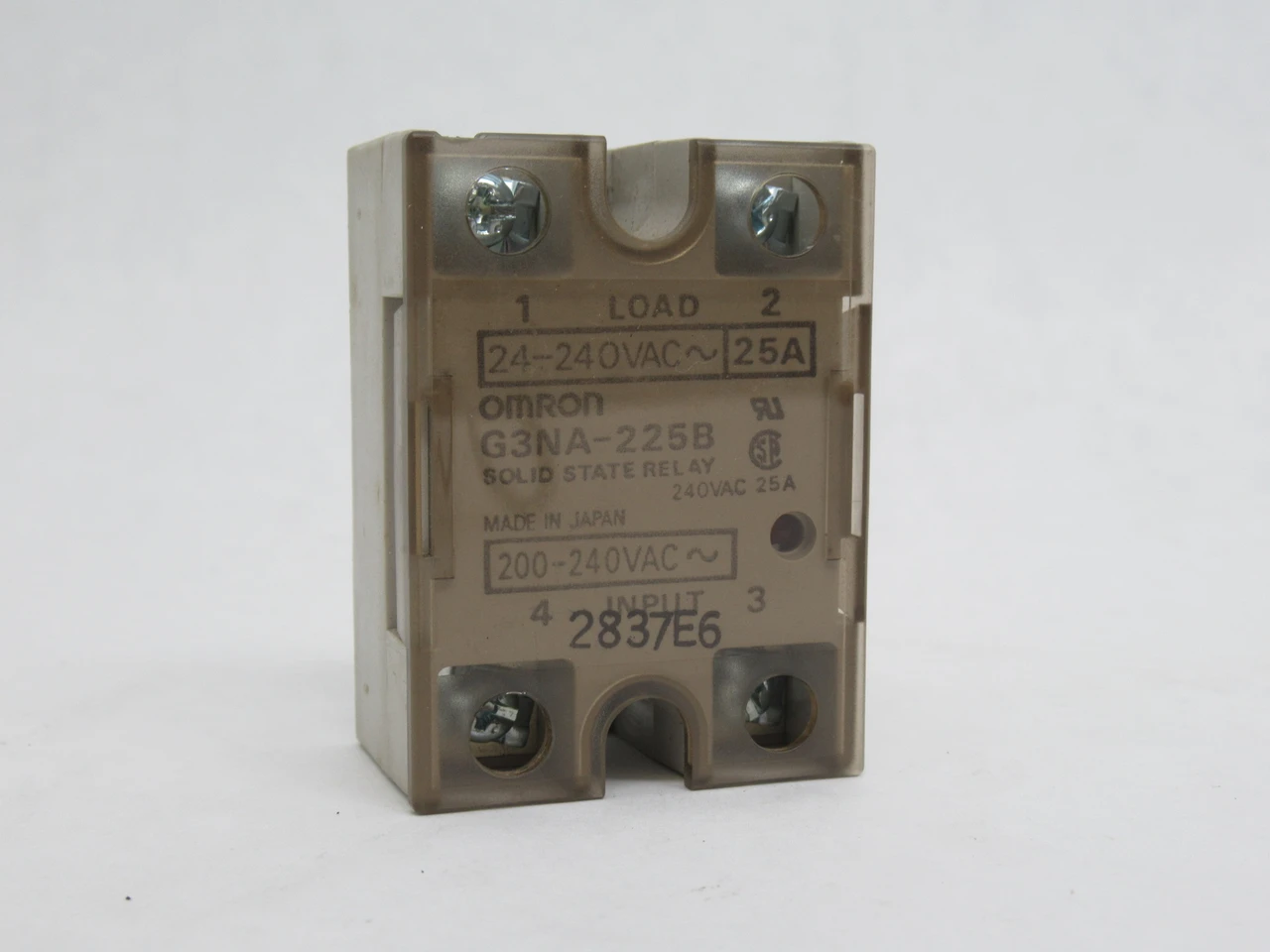 Omron G3NA-225B Solid State Relay 24-240VAC 25A Sold Individually USED