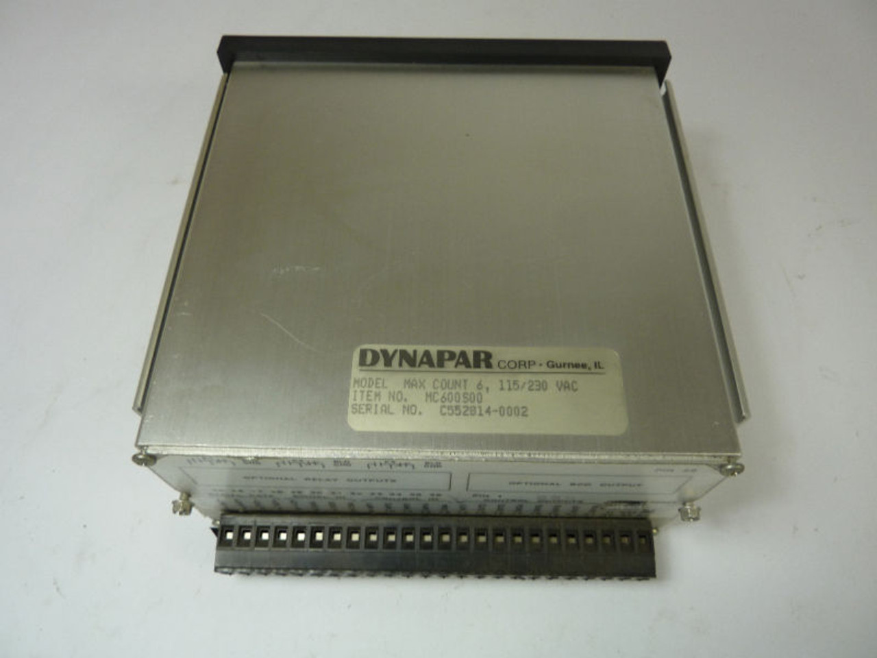 Dynapar MC600S00 Counter Controller 115/230VAC USED