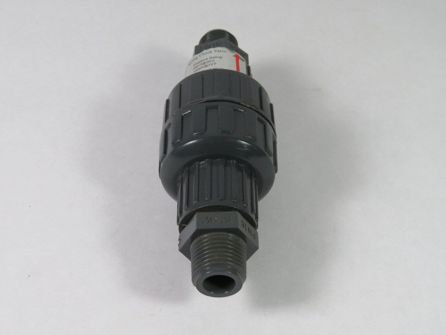 LD Valve LD-807-1/2 Spring Check Valve 1/2" 150PSI 10Bar USED