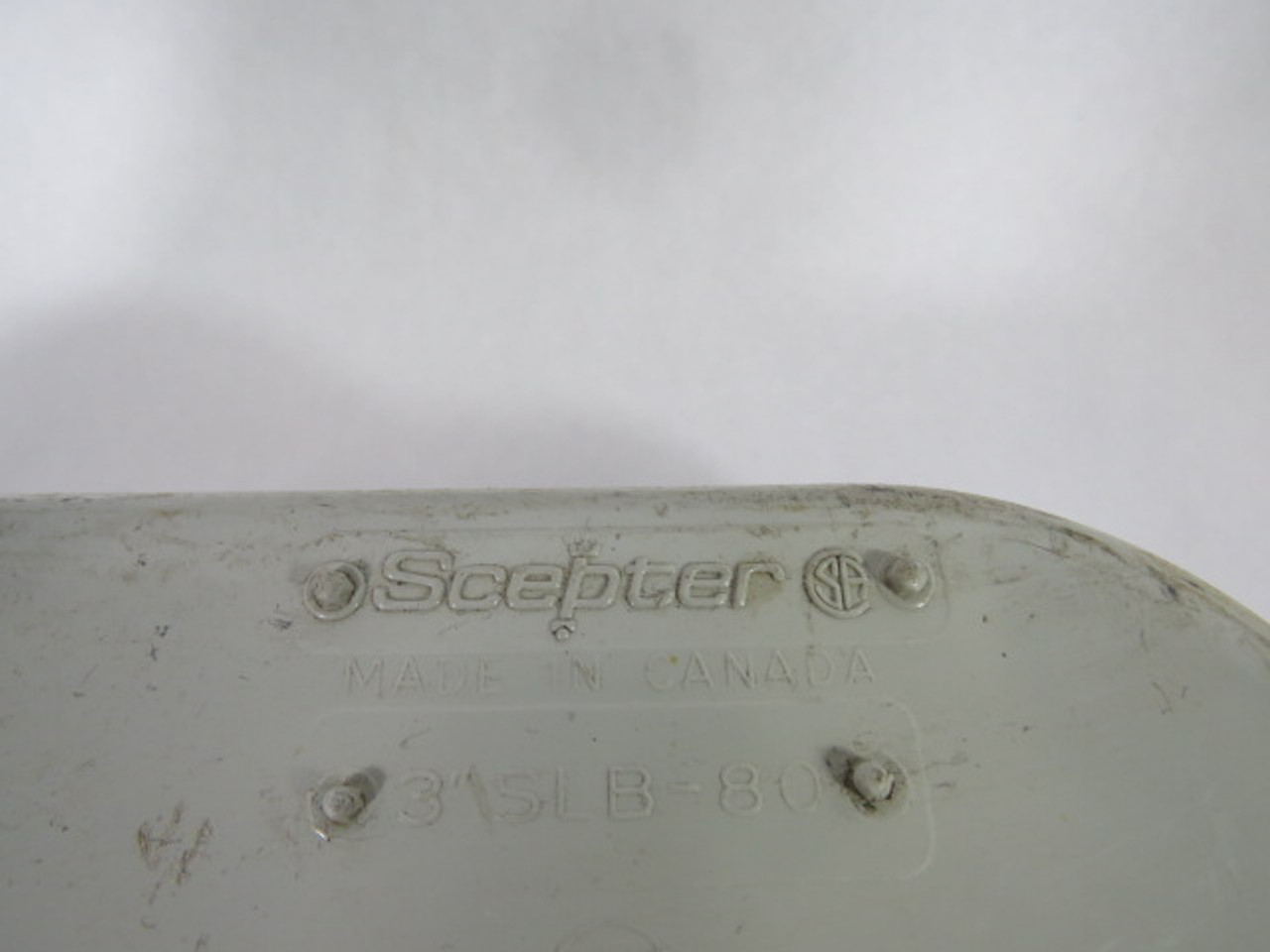 Sceptar SLB-80 Conduit Fitting w/ Cover 2 Port 3"NPT USED