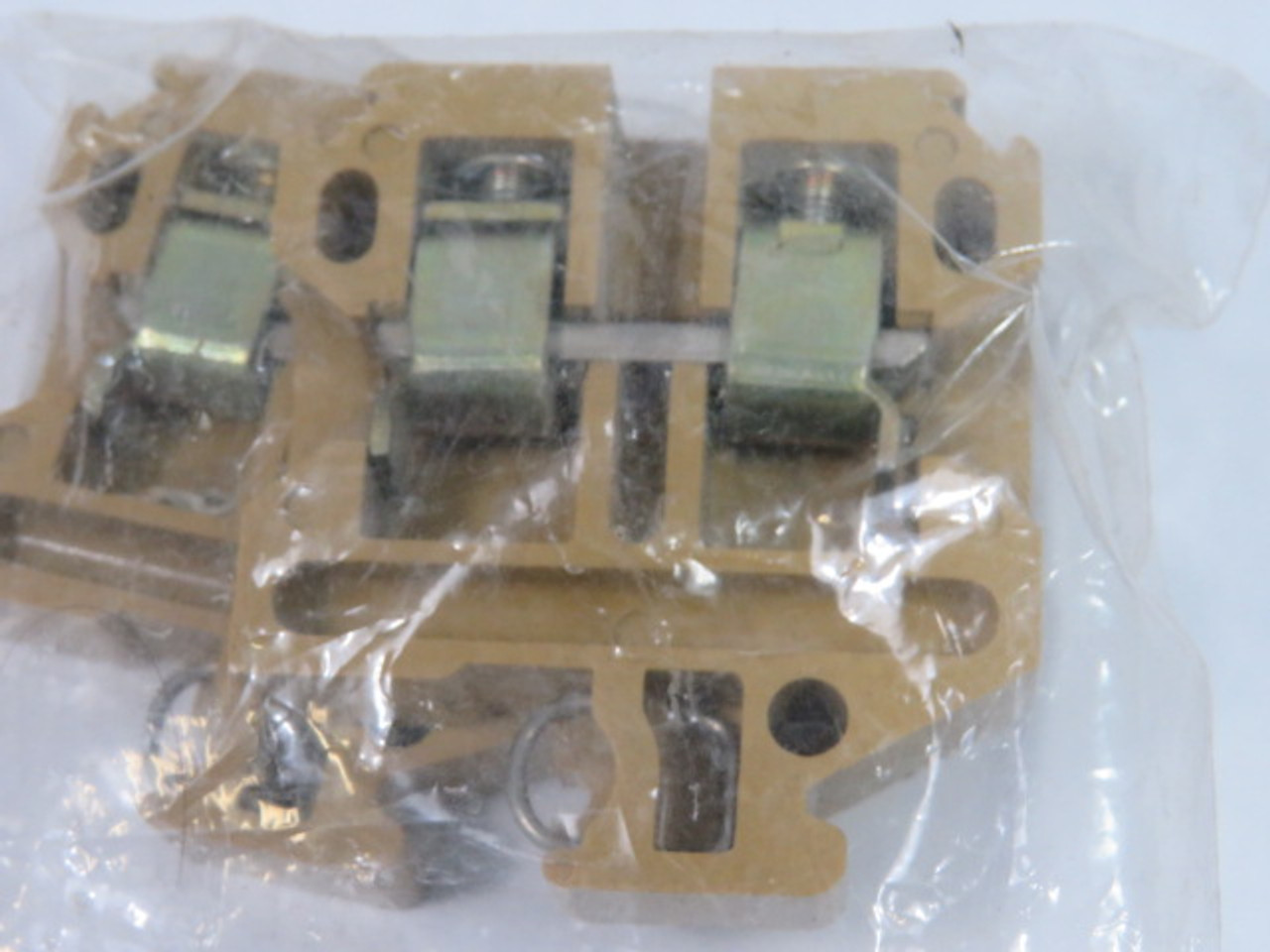 Staffelklemmen SAK16 Terminal Block Lot of 2 BEIGE USED