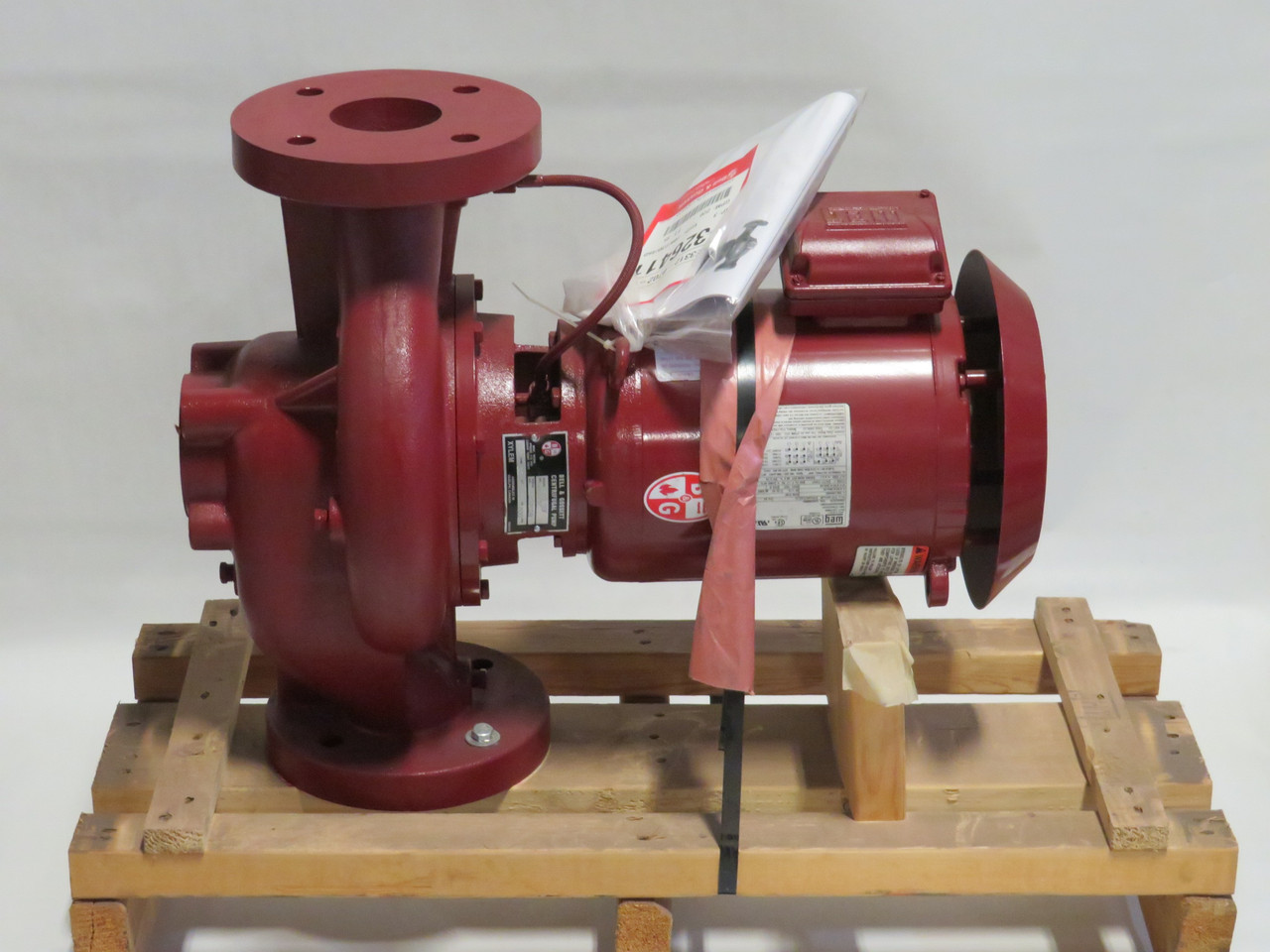 Bell & Gossett e80 3X3X7C Centrifugal Pump C/W Weg 3.0HP 1765RPM NEW