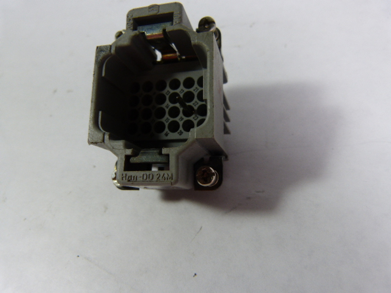 Harting HAN-DD-24M Male Connector Insert 24 Position 10A 250V USED