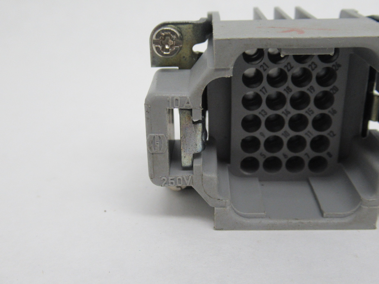 Harting 09160243001 Male Connector Insert 24 Position 10A 250V USED