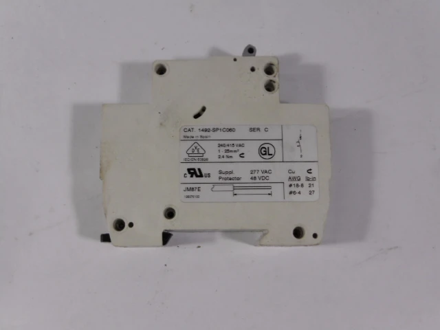 Allen-Bradley 1492-SP1C060 Supplementary Protector 6.0 A USED