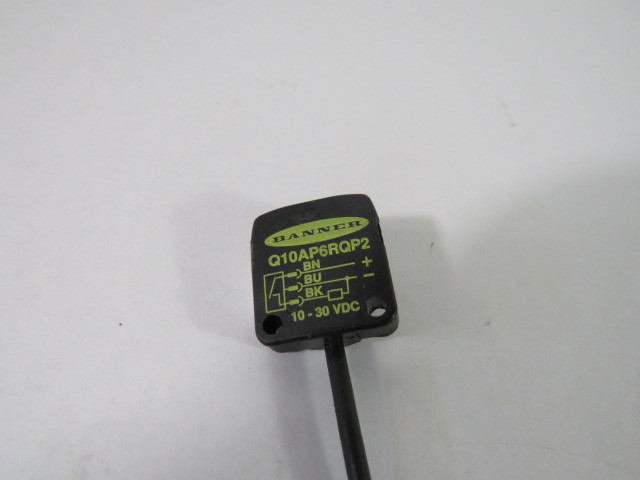 Banner Q10AP6RQP2 Photoelectric Diffuse 10-30VDC USED
