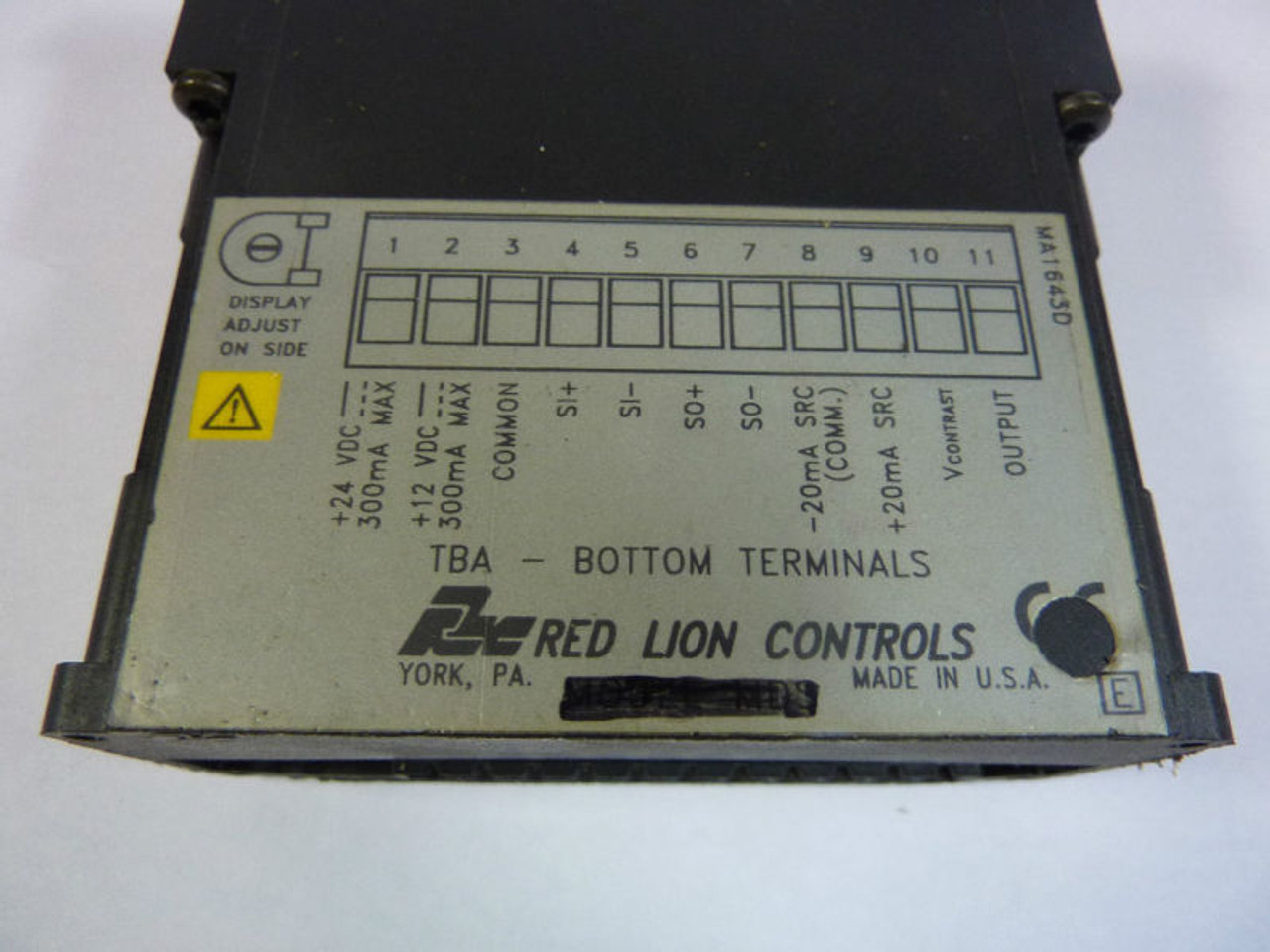 Red Lion MCS2R00D Message Center Panel Meter USED