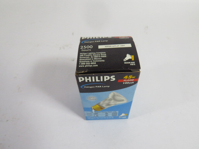 Philips 45PAR16/FL27-130V Lamp 45W 130V 450L 2500Hrs. NEW