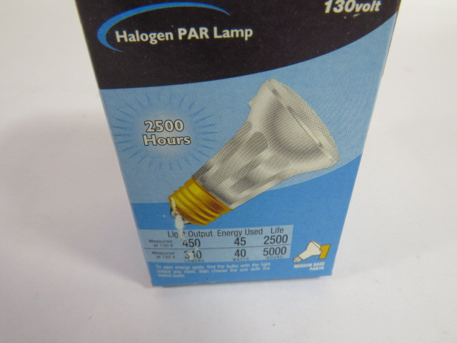 Philips 45PAR16/FL27-130V Lamp 45W 130V 450L 2500Hrs. NEW