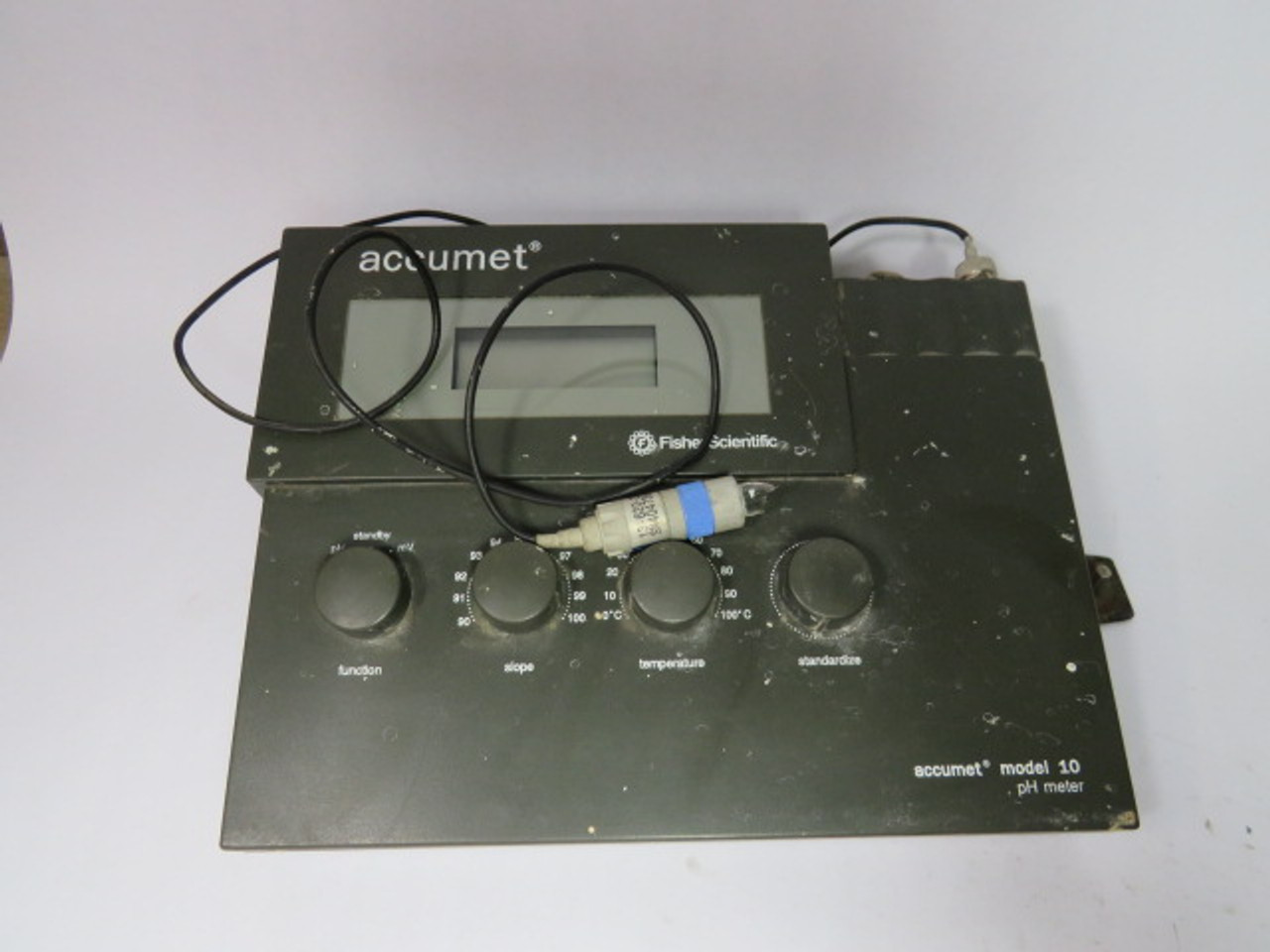 Fisher Scientific Accumet No. 10 PH Meter 12VDC 500mA ! AS IS !