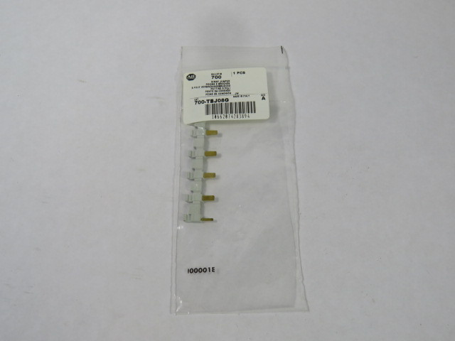 Allen-Bradley 700-TBJ08G Series A Jumper Terminal 8-Way Gray 10A ! NWB !