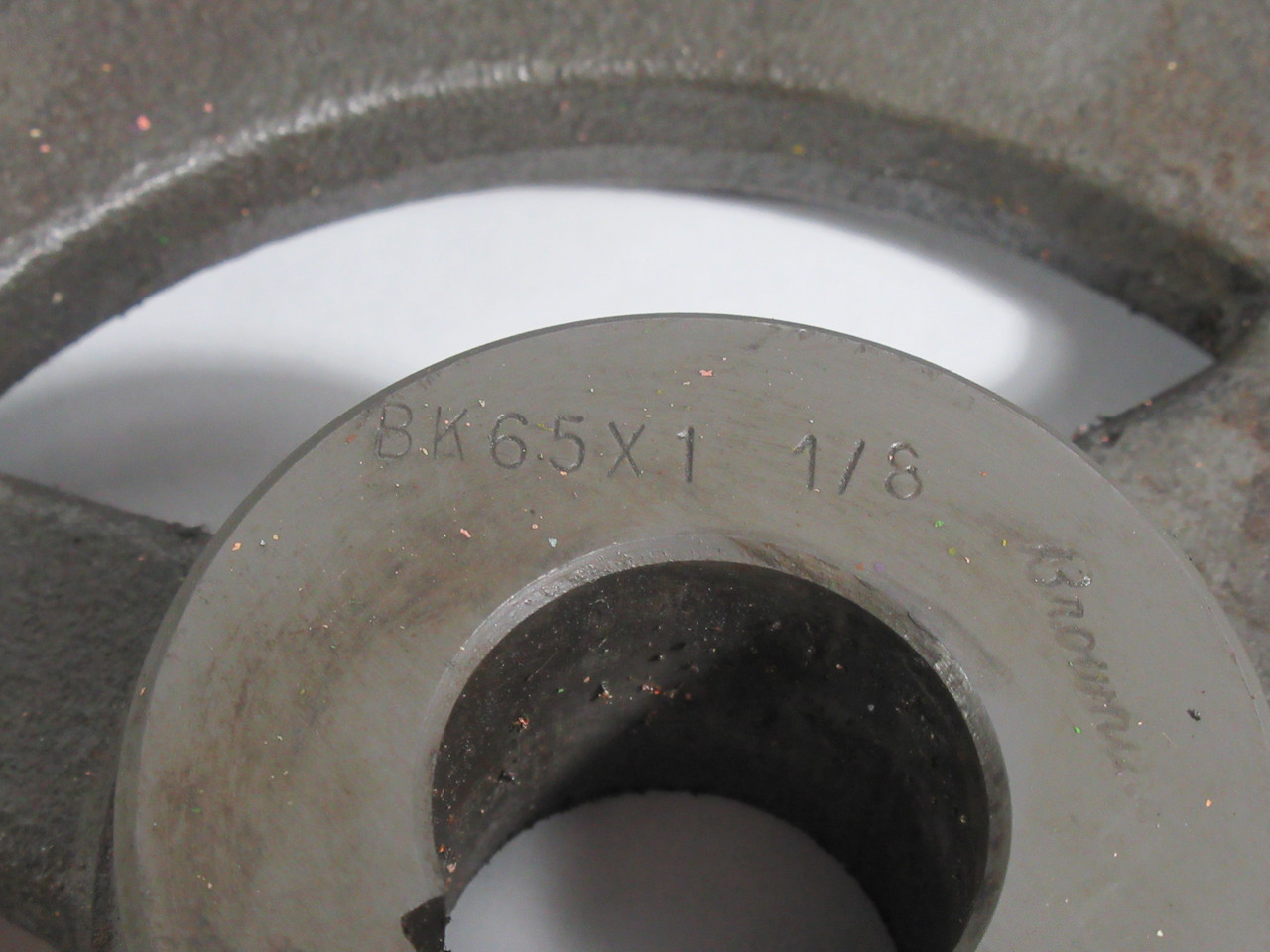 Browning BK65X1 V Belt Pulley 1 Groove 6.25" Diameter A/B Type Belt USED