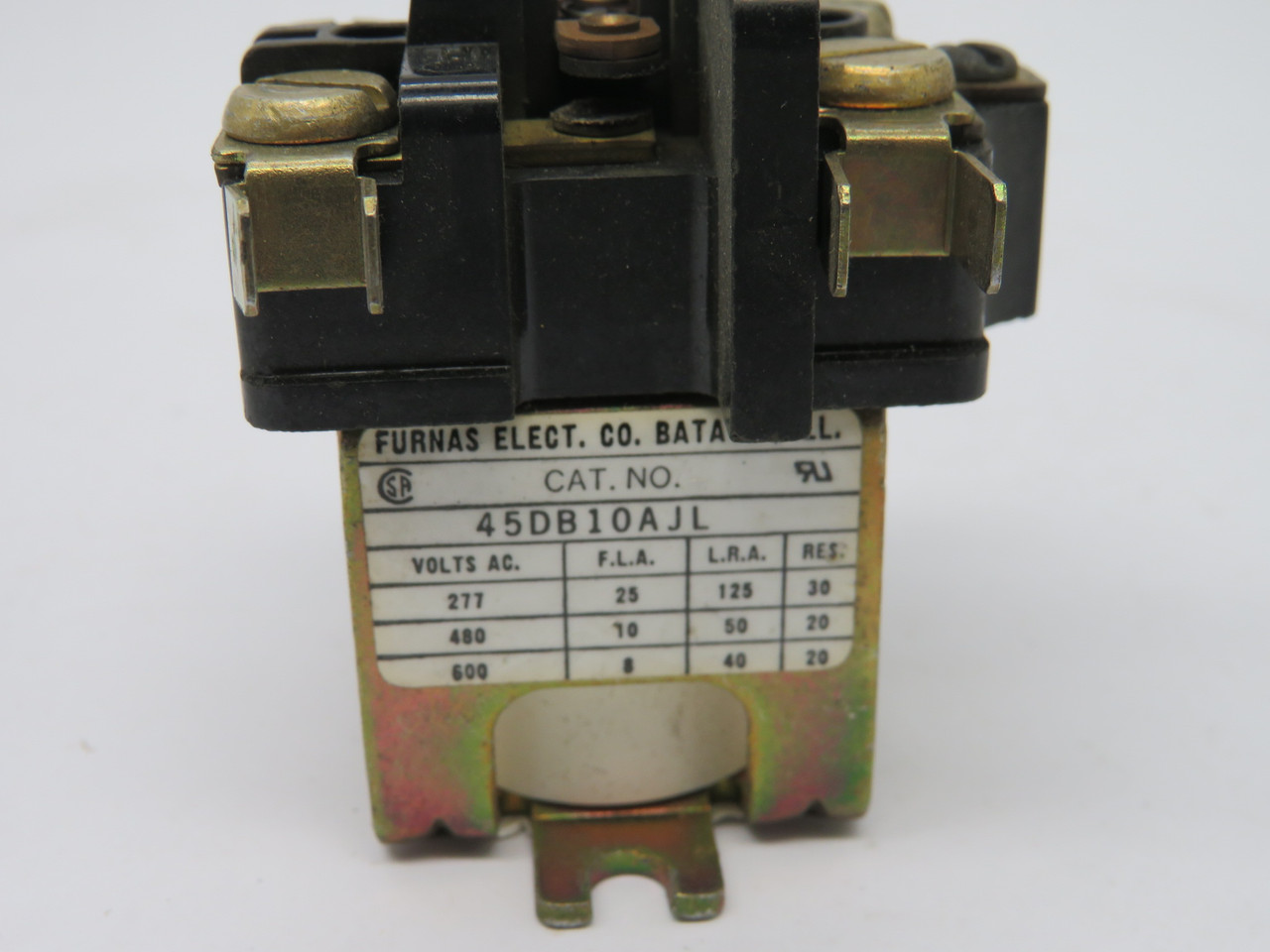 Furnas 45DB10AJL Definite Purpose Magnetic Contactor 24V Coil USED