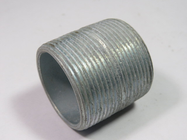 Generic Threaded Pipe Fitting 1-11/16" OD 1-9/16" Length USED