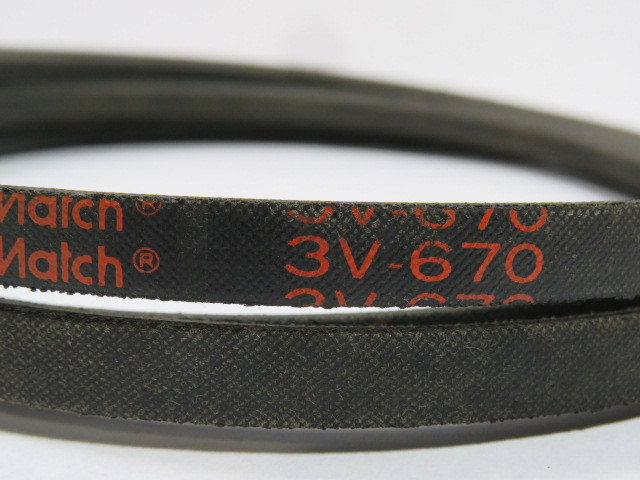 Jason 3V-670 Deep Wedge V-Belt 3/8" x 5/16" x 67" ! NOP !