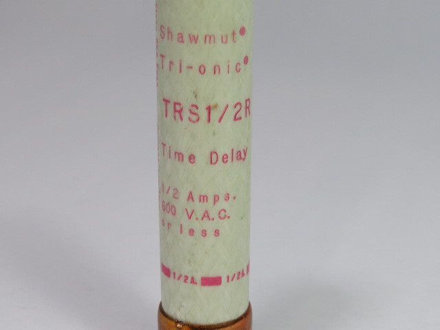Gould Shawmut TRS1/2R Time Delay Fuse 1/2A 600V USED