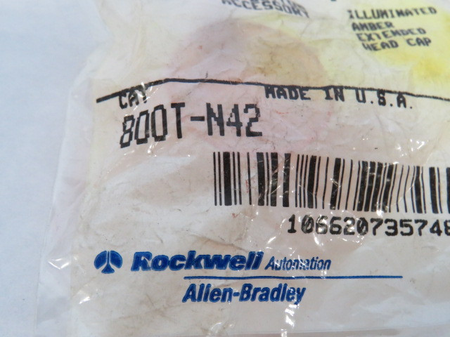 Allen-Bradley 800T-N42 Series C Amber Lens ! NWB !