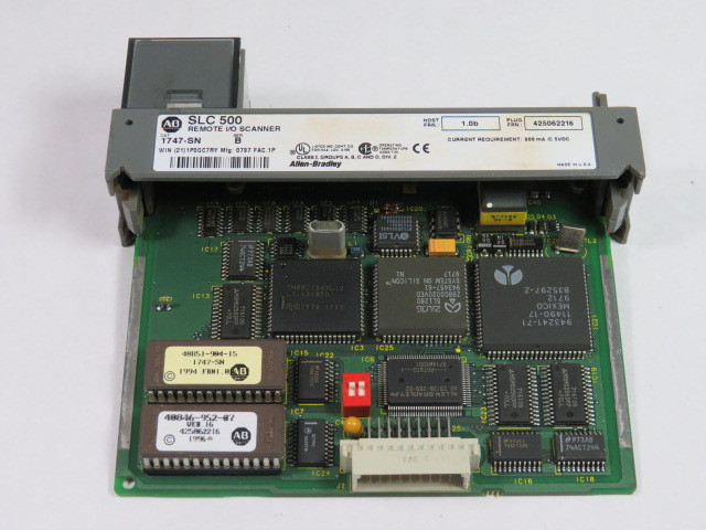 Allen-Bradley 1747-SN Series B Remote I/O Scanner BROKEN PART USED