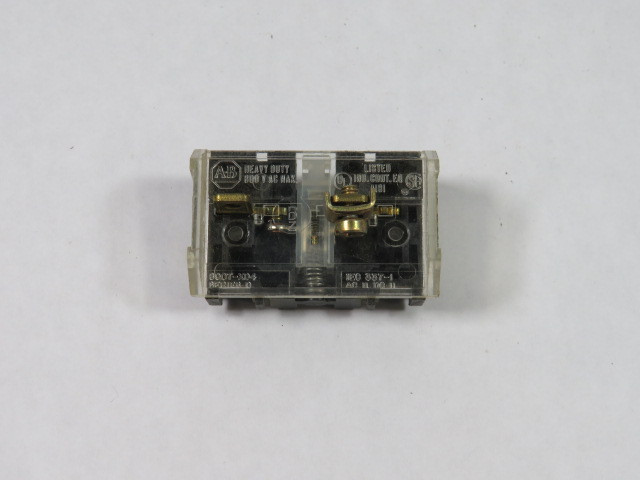 Allen-Bradley 800T-XD4 Shallow Contact Block Series D 1NC 600V USED