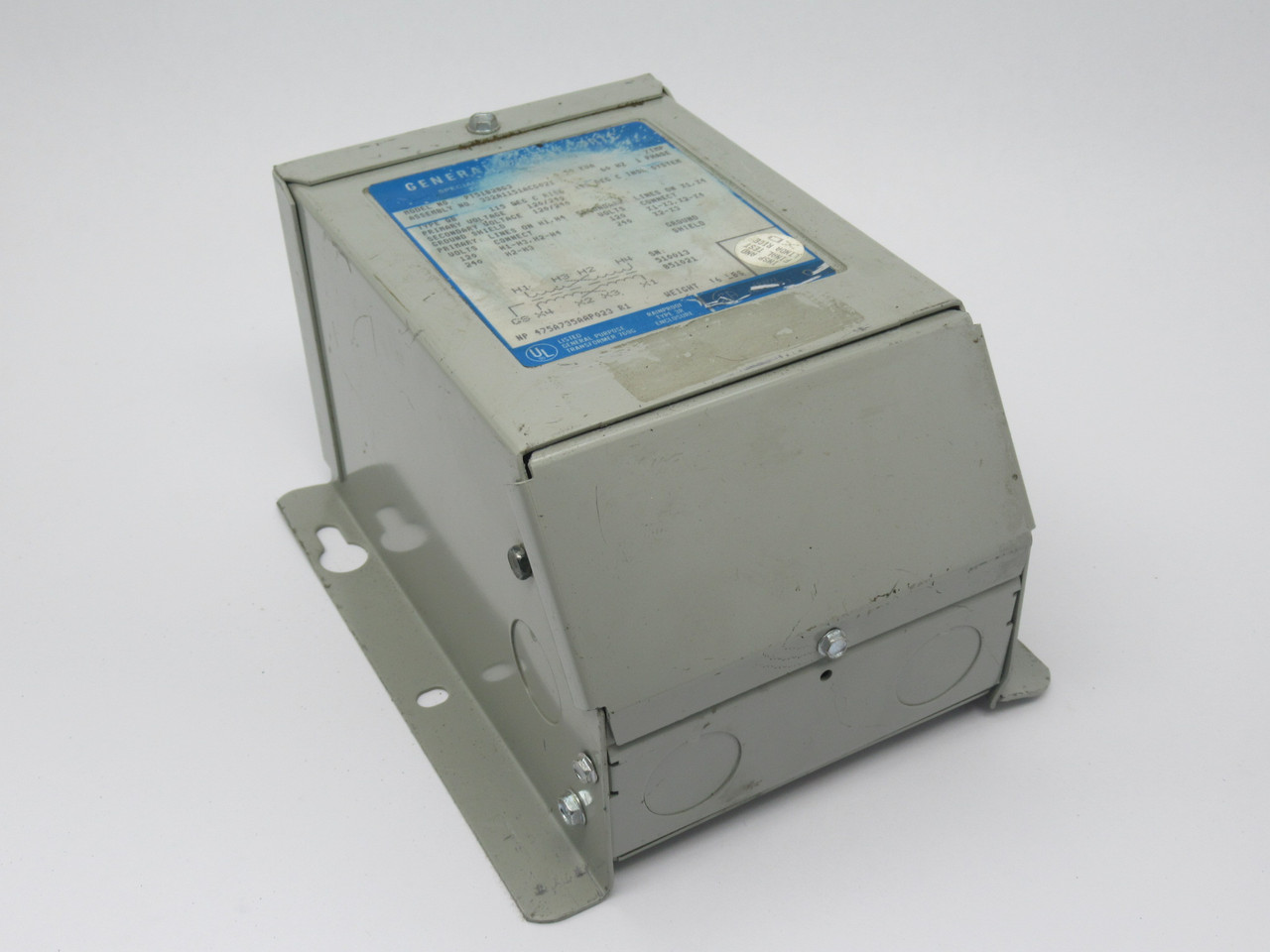 General Electric 9T51B28G3 Transformer 0.50kVA Pri 120/240V Sec 120/240V USED