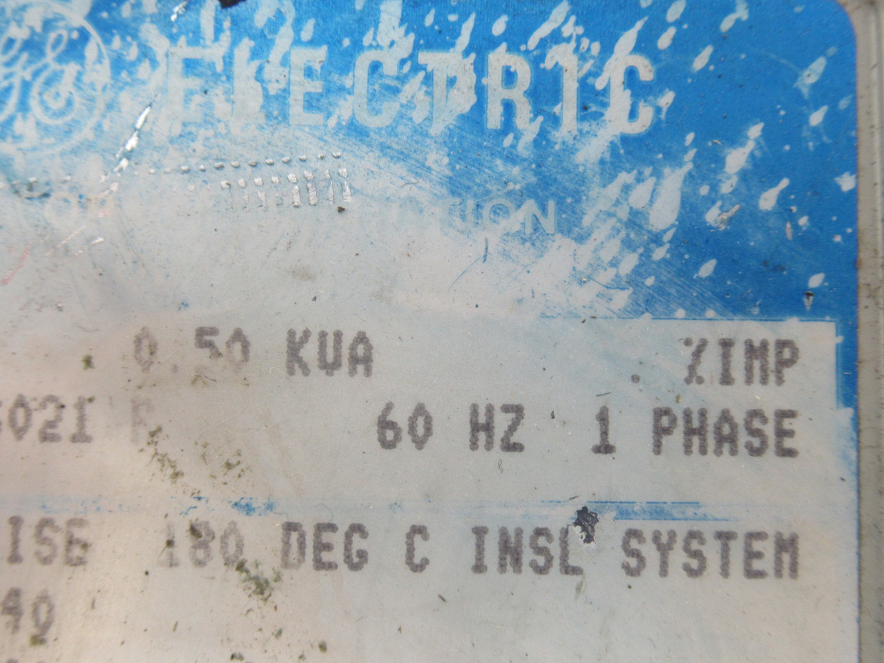 General Electric 9T51B28G3 Transformer 0.50kVA Pri 120/240V Sec 120/240V USED