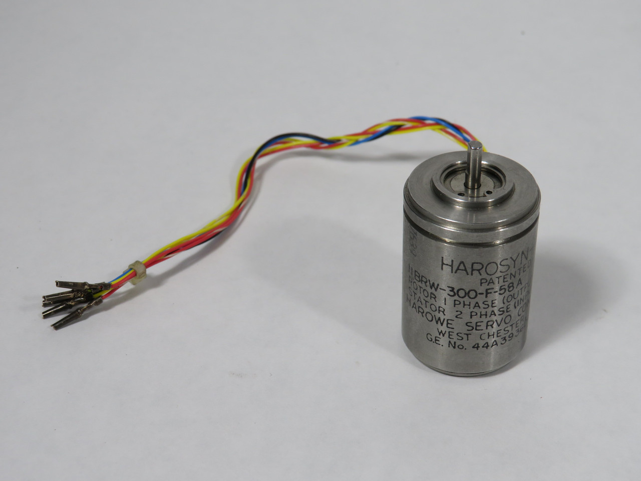 Harowe Servo Controls 11BRW-300-F-58A Brushless Syncho Resolver 7" Leads USED