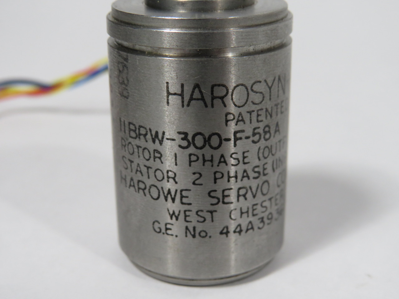Harowe Servo Controls 11BRW-300-F-58A Brushless Syncho Resolver 7" Leads USED