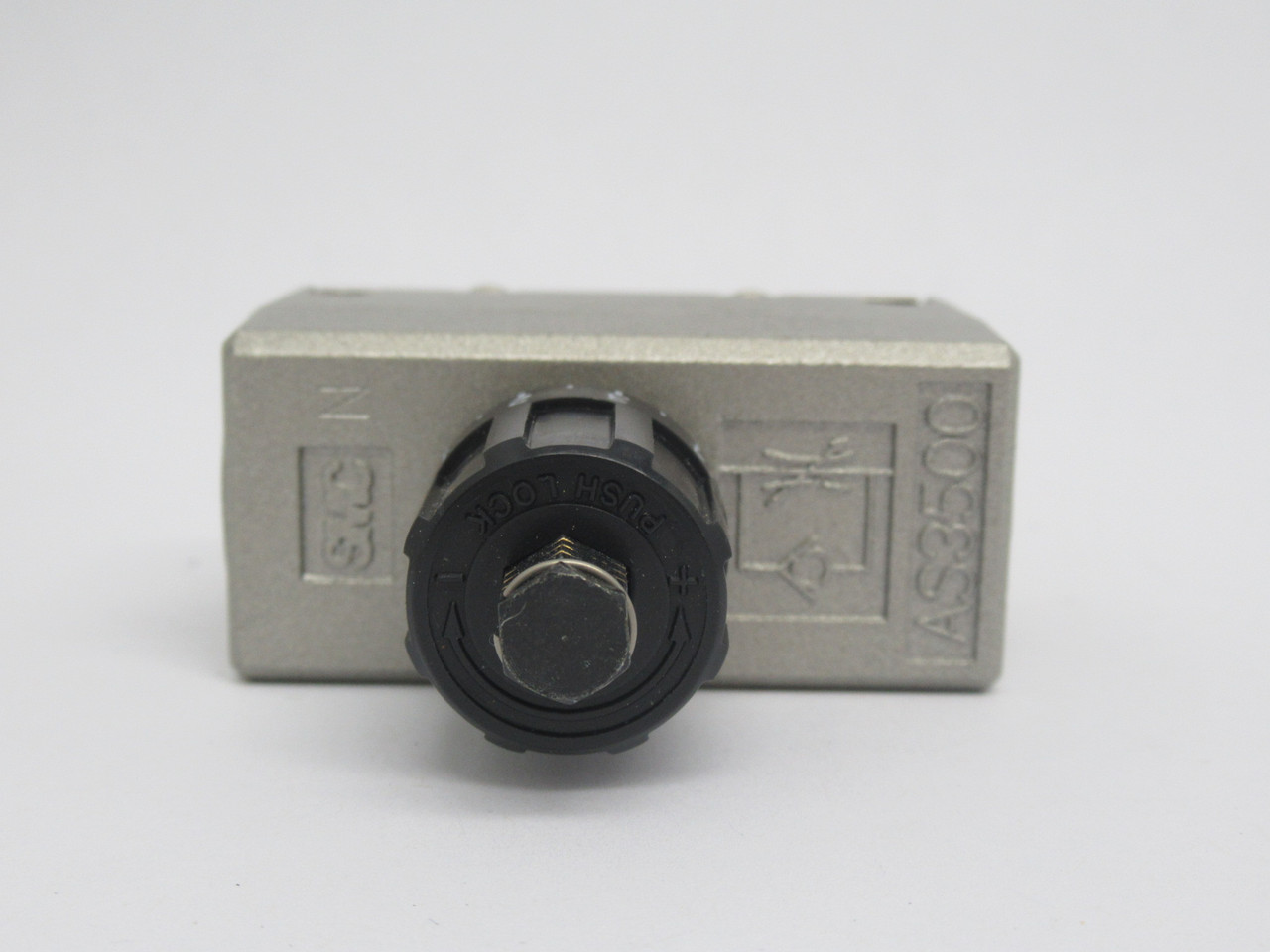 SMC AS3500-N03 Pneumatic Speed Controller 0.05-1MPa 3/8" Port NOP