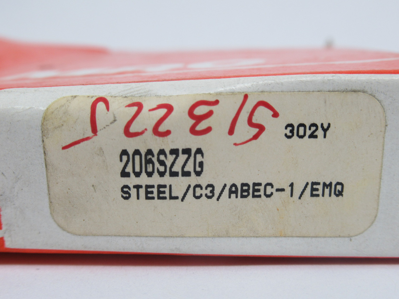 MRC 206SZZG Deep Groove Ball Bearing 30mm ID x 62mm OD x 16mm W BOX DAMAGE NEW