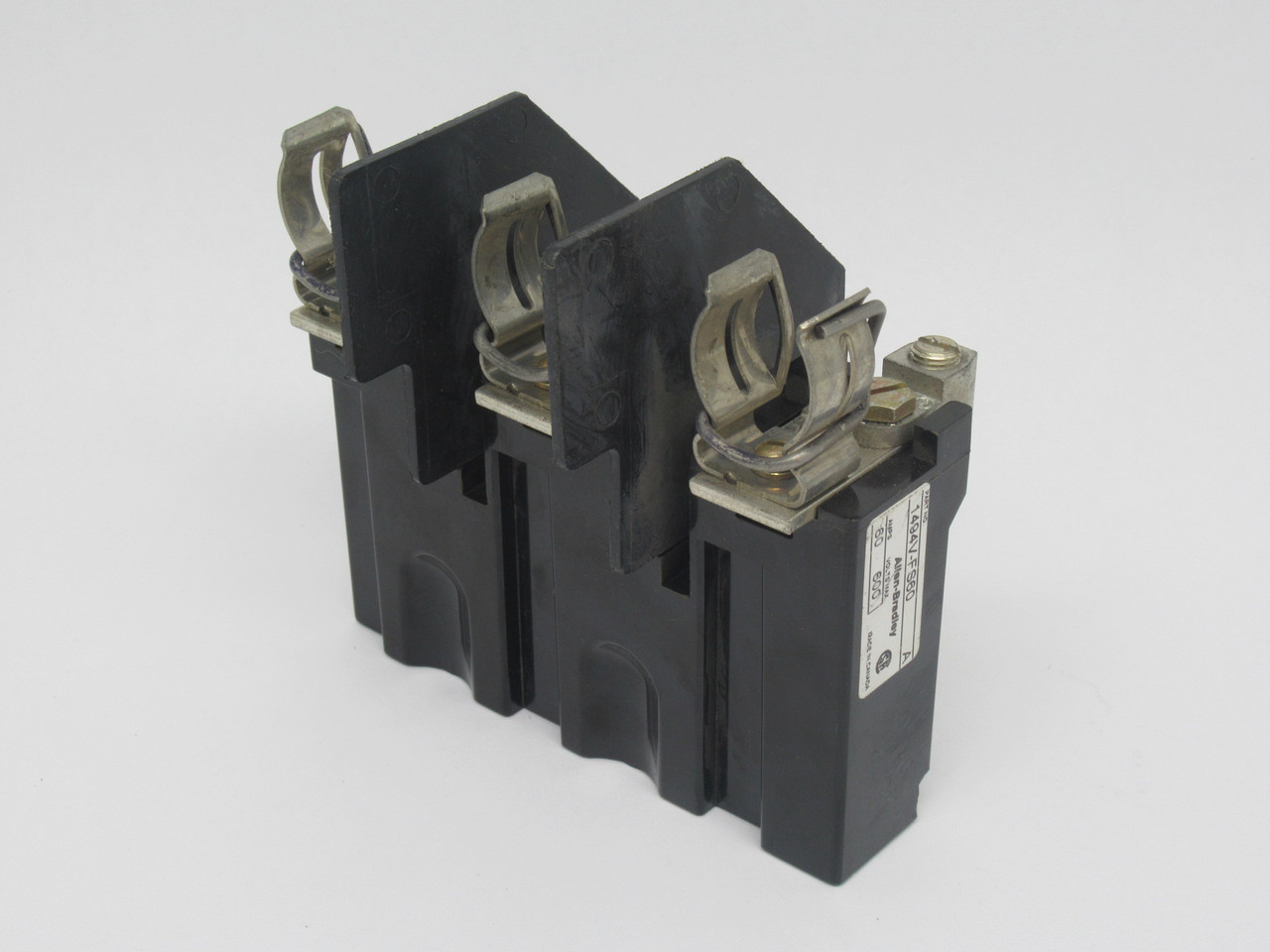 Allen-Bradley 1494V-FS60 Series A Fuse Block 60A 600V 3-Pole USED