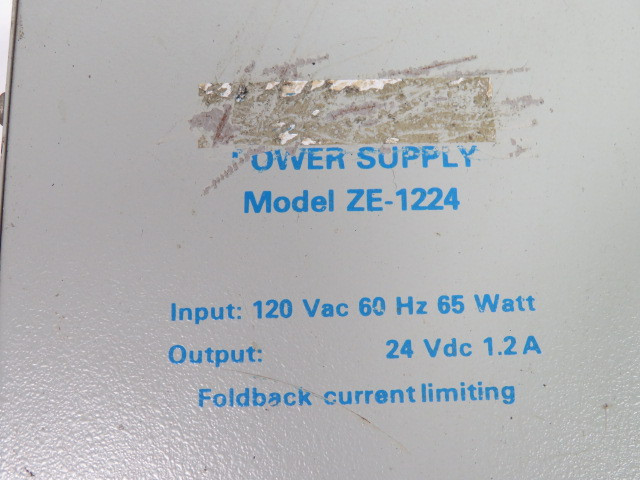 Zak Electronics ZE-1224 Power Supply 65W 120Vac 60Hz USED