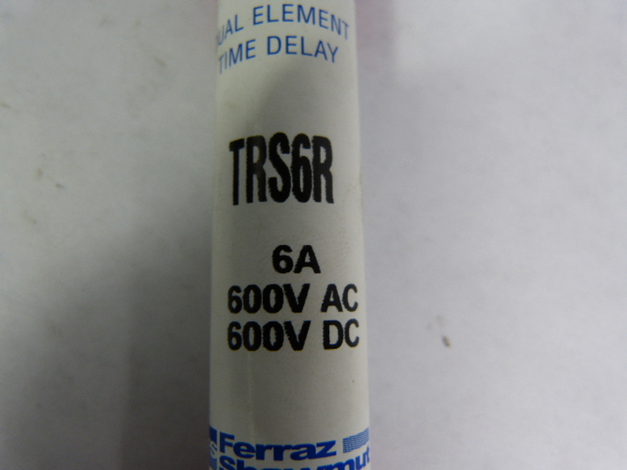 Ferraz Shawmut TRS6R Dual Element Time Delay Fuse 6A 600V USED