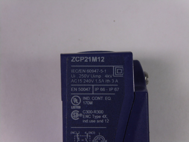 Telemecanique ZCP-21M12 Limit Switch 24VAC 4A ! NOP !