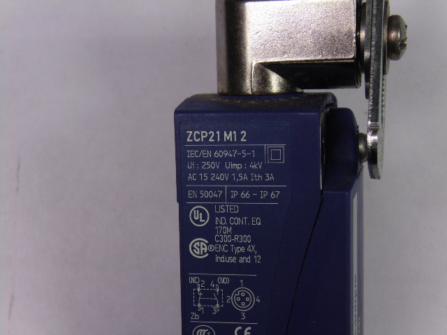 Telemecanique ZCP-21M12/ZCY49 Limit Switch Assembly USED