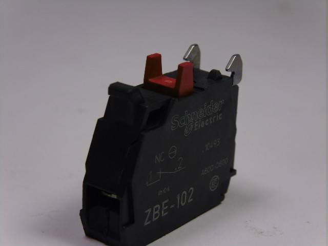 Schneider Electric ZBE-102 Contact Block 22mm 1NC USED