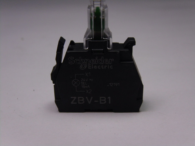 Schneider Electric ZBV-B1 Pushbutton Light Module 22mm 24V USED
